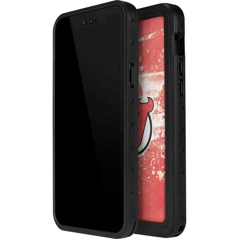 NHL New Jersey Devils Frozen iPhone 15 Plus Waterproof Case